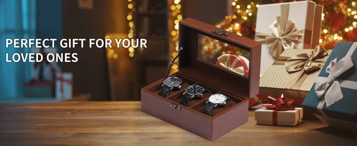 watch holder organizer men glass display box watch storage watch organizer women watch case women