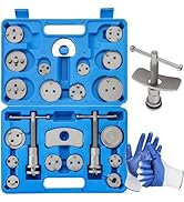 NYXOVA 24pcs Brake Caliper Tool, Heavy Duty Disc Brake Caliper Tool Set, Wind Back Kit for Brake ...