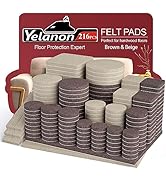 Felt Furniture Pads - 216 Pcs Furniture Pads Hardwoods Floors Self Adhesive, Cuttable Felt Chair ...