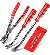 Doaho 3 Pcs Auto Clip Pliers Set and Fastener Remover,Car Trim Rivet Removal Pry Tool Repair Kit ...