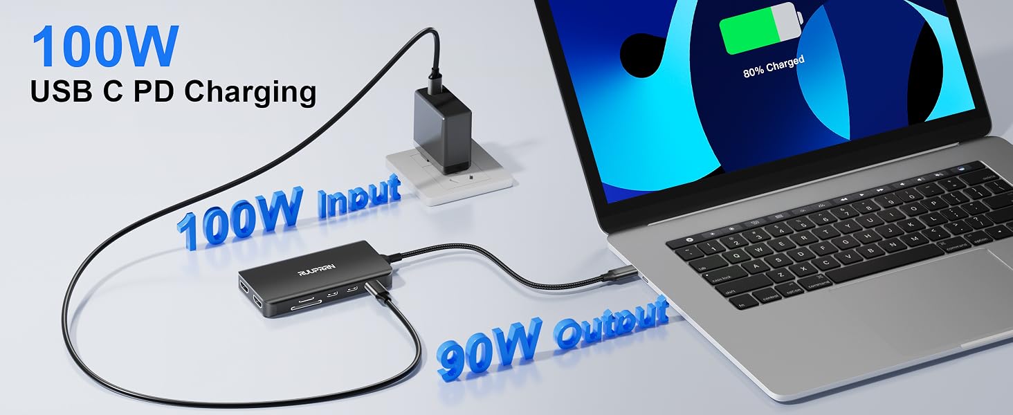 100W docking station