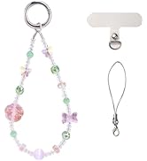 BEEFLYING Beaded Phone Wrist Strap, Cellphone Lanyard Chain, Sparkling Wristlet Bracelet for Women