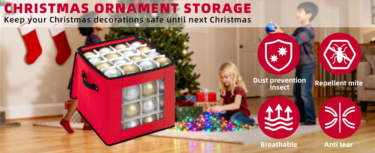 Christmas Ornament Storage Box
