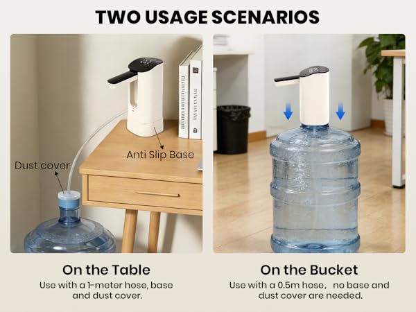 Different usage methods of water dispensers
