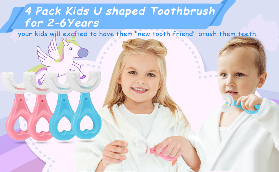u shaped toothbrush kids