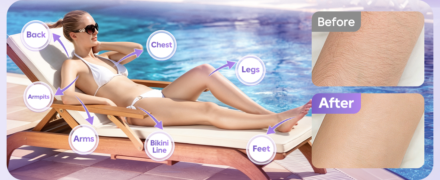 painless hair removal stone