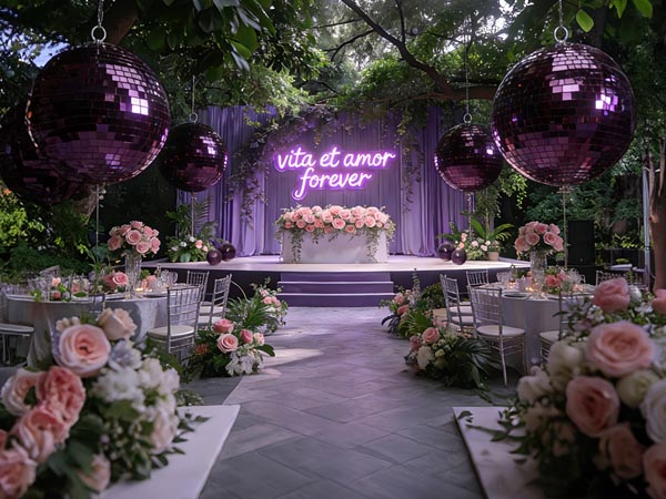 Purple Disco Ball