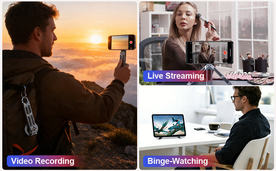 magnetic phone tripod