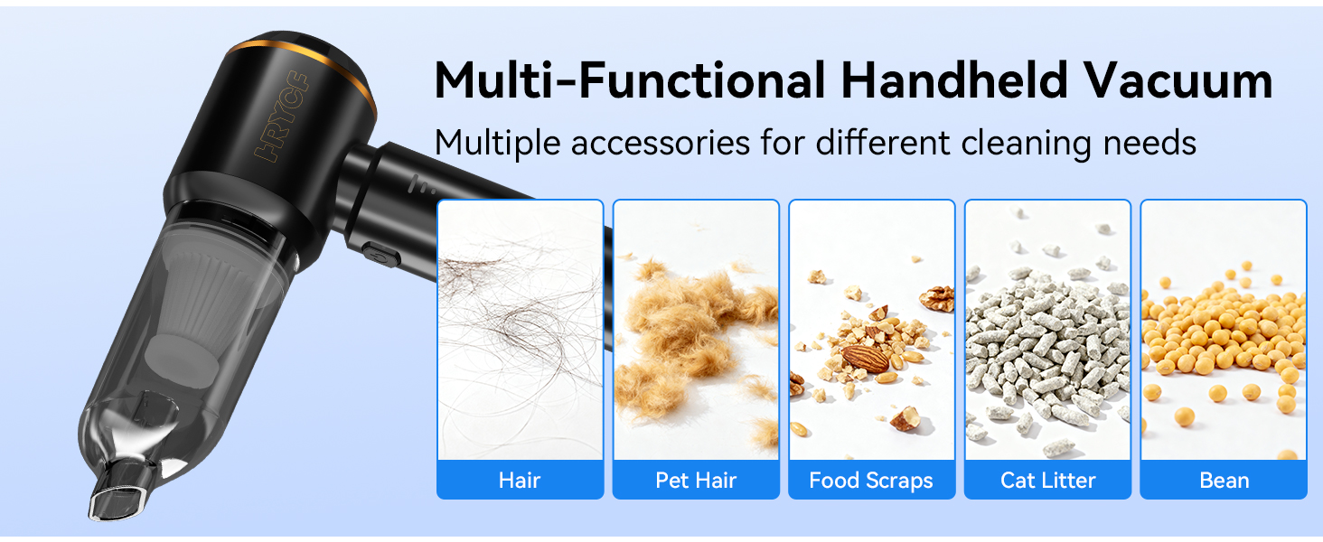 HRYCF handheld car vacuum