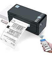 JADENS Bluetooth Thermal Shipping Label Printer – Wireless 4x6 Shipping Label Printer, Compatible...