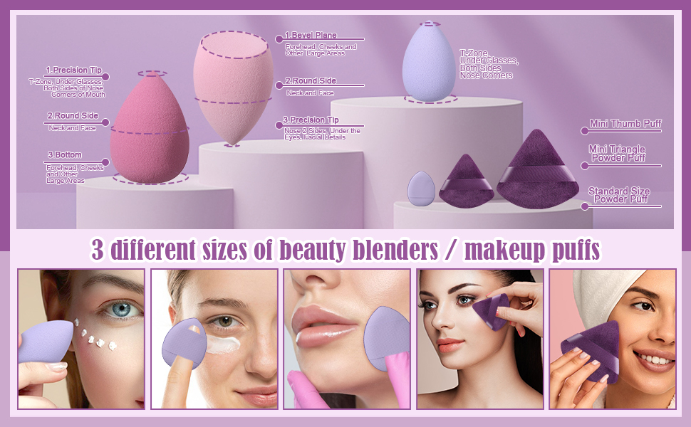 17PCS Makeup Sponge Set