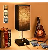 Nightstand Lamp Black