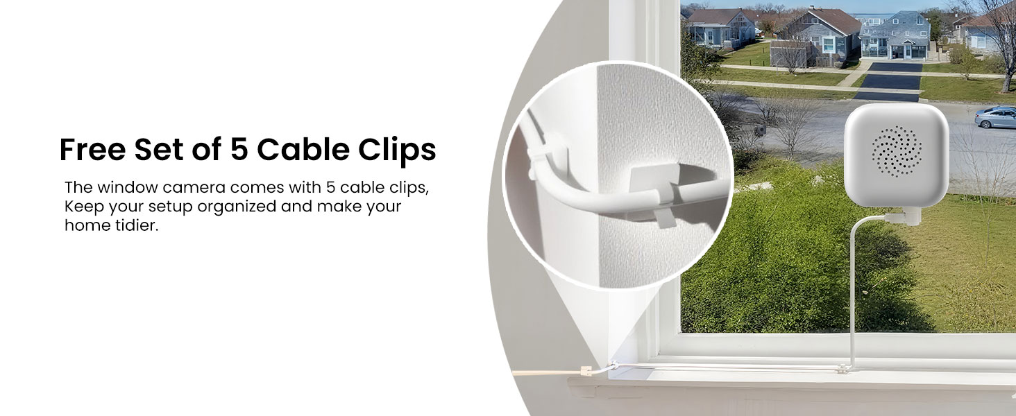 Free Set of 5 Cable Clips