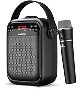 ZOWEETEK Voice Amplifier with Wireless Microphone Handheld, Wireless Voice Amplifier for Teachers...
