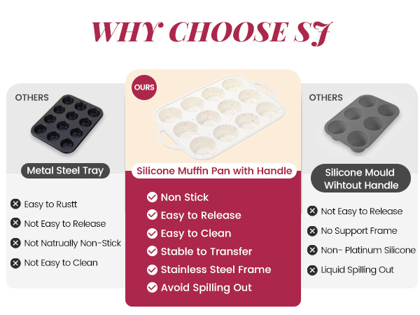 silicone muffin pan