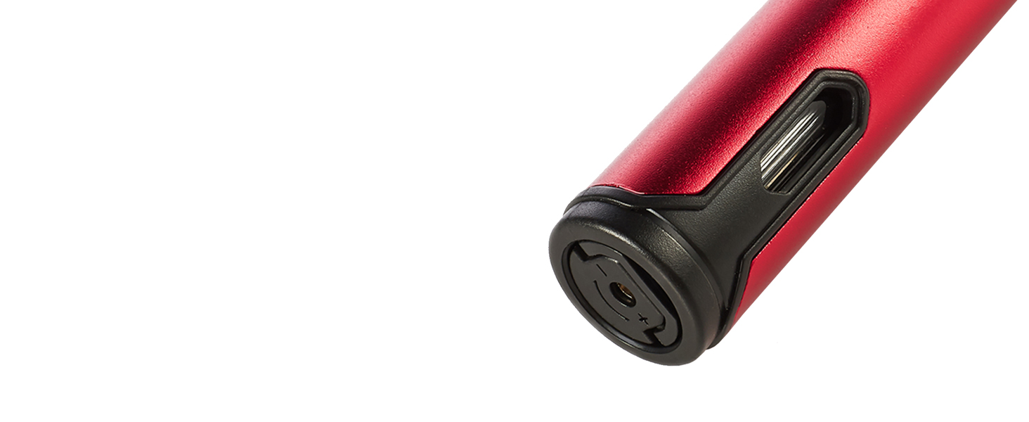 powerul flame refillable torch lighter with visible window