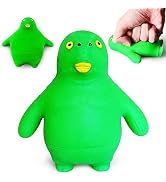 Green Head Fish Stretchy Toys Squishy Stress Balls for Kids (1-Pack) Squishy Ball Fidget Toys Spl...