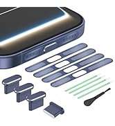 USB C Dust Plug, 4 Pack Aluminum USB C Port Cover, Type C Charging Port Cover with Speaker Dust C...
