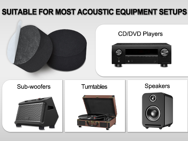 suitable for most acoustic equiment