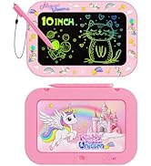 UZAHSK 8 Inch LCD Writing Tablet for 3-8 Year Olds - Electronic Drawing Pad and Doodle Board as E...