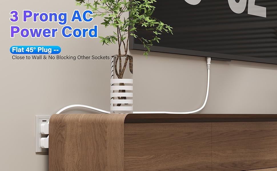 3 prong ac power cord