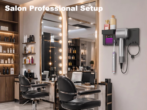 organizer top storage shelf provides extra space for combs, hair brushes, razors, cosmetics