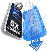 MOBOSI 3 Pack for iPhone 18 Pro Max/iPhone 17 Pro Max Screen Protector,6.9" | Easy 1-Step Install...