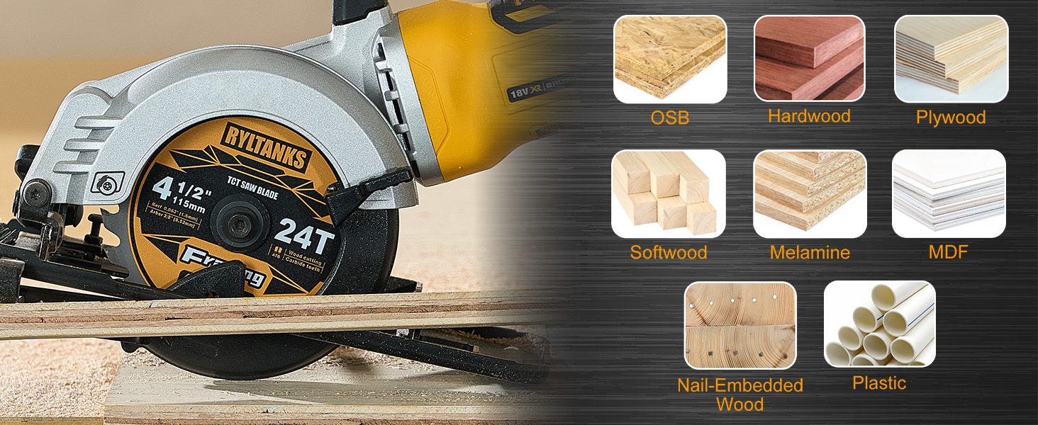 4-1/2 inch circular saw blade