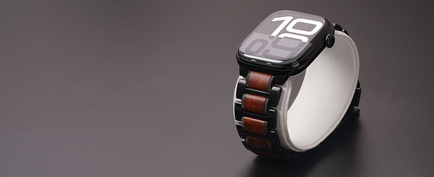 apple watch woode band