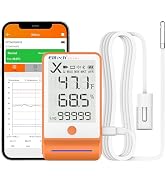 Elitech Digital Temperature Humidity Data Logger Medical Refrigerator Thermometer Vaccine Fridge ...