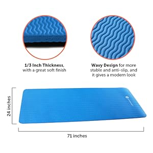 GYMENIST Thick Exercise Yoga Floor Mat