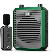 SHIDU Voice Amplifier with Wireless Lavalier Microphone, Portable Speaker with 2.4G Wireless Micr...