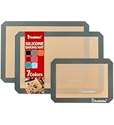 Silicone Baking Mat, Katbite Large Baking Mat Set of 3-2 Half Sheets Mats (11 5/8