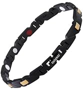 EMMORI Ultra Strength Magnetic Bracelet for Woman- Adjustable Length, Detachable -Hematite Bracel...