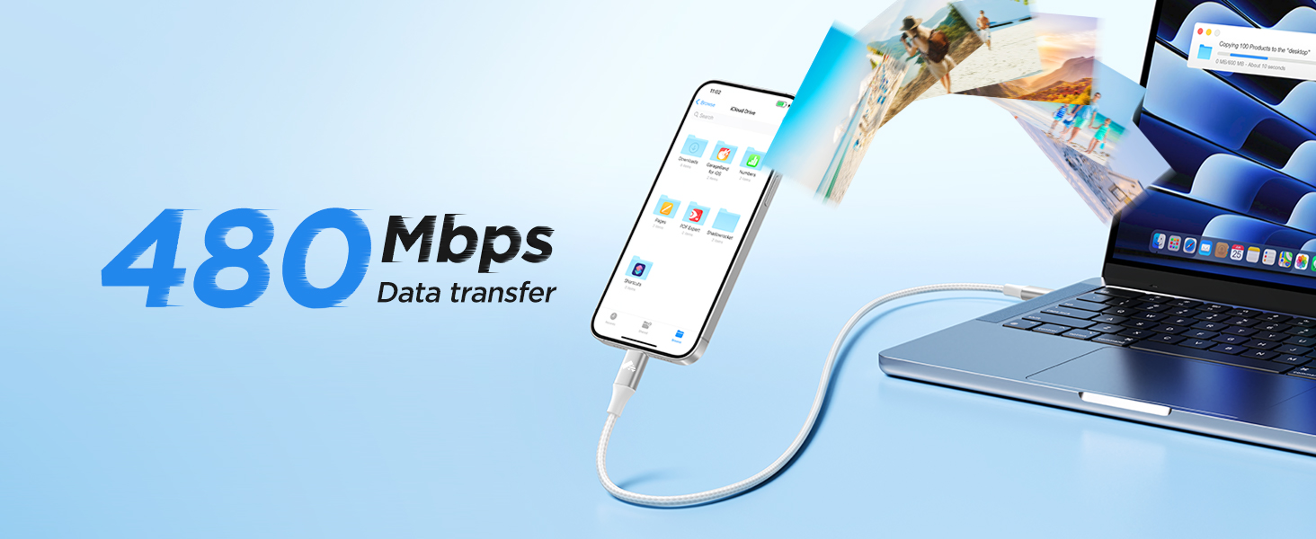 usb-c to lihgning cable