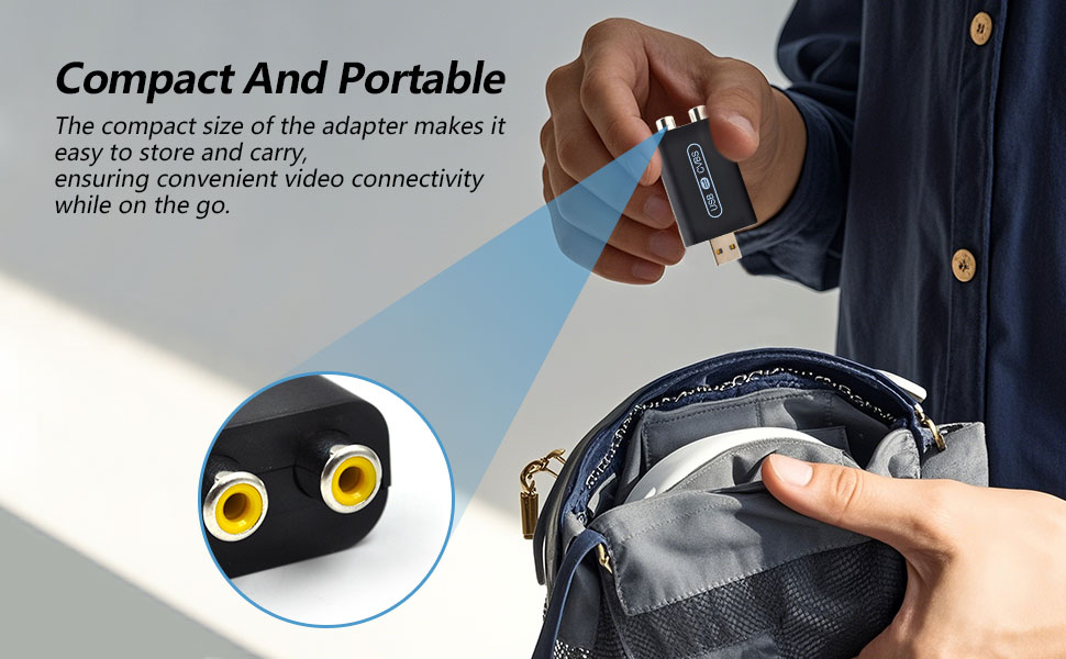 USB to CVBS Video Adapter