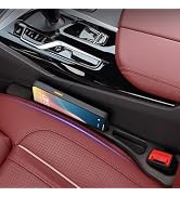 FOLUMAD Car Seat Gap Filler, Seat Side Gap Filler with Organizer, 2 in1 Seat Crevice Blocker, Uni...
