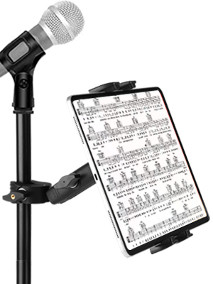 ipad holder music stand