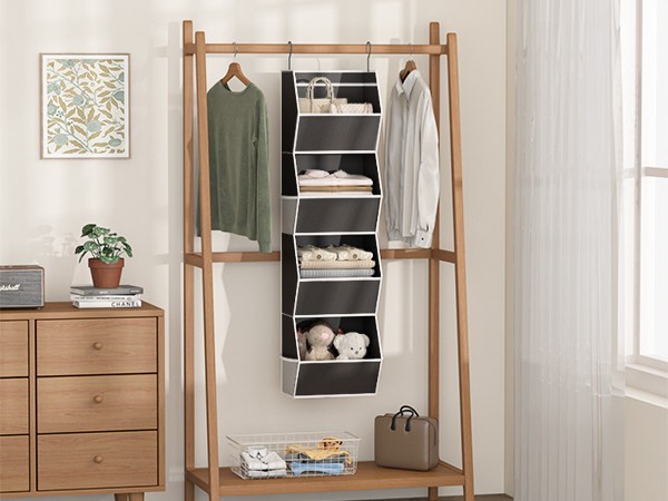 hanging closet organizer