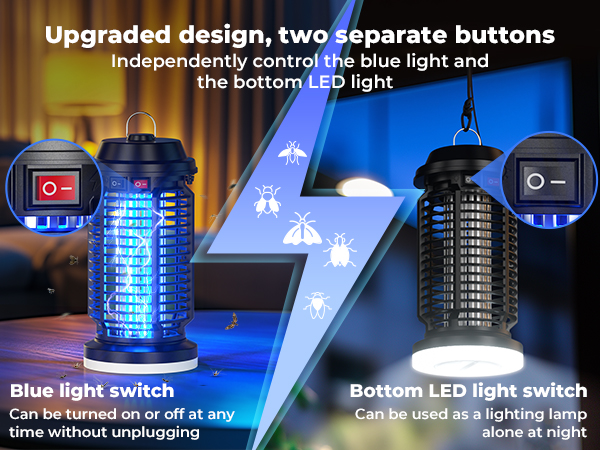 Bug Zapper Outdoor Indoor Waterproof
