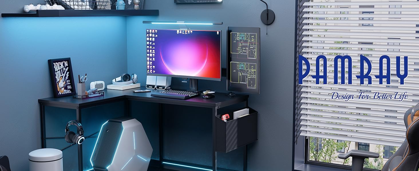 L shaped desk