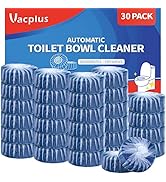 Vacplus Toilet Bowl Cleaners Tablets - 30 PACK, Ultra-Clean Toilet Cleaners for Deodorizing&amp; Desc...