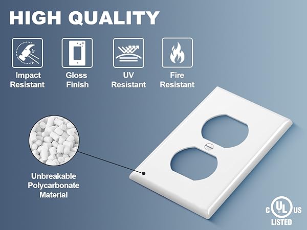 duplex wall plate
