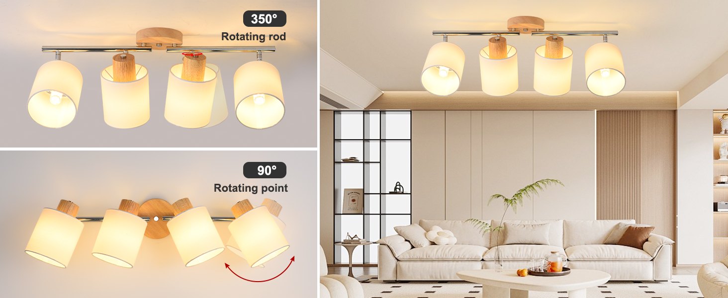 LED 4 Light Track Lighting Kit