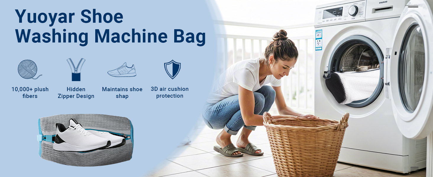 Shoe Washing Machine Bag