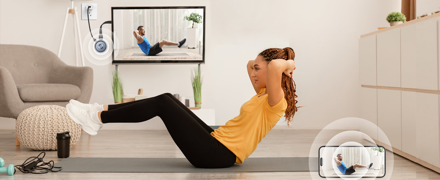 Wireless HDMI Display Dongle Adapter