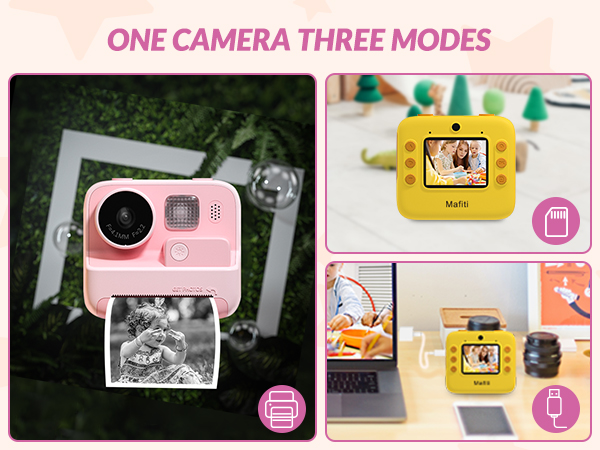 One camera,three modes