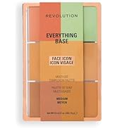 Revolution Everything Base Face Icon Complexion Palette, Multi-Use Cream Contour, Concealer, Corr...
