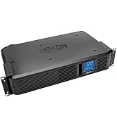 Tripp Lite SMART1500LCD 1500VA Smart UPS Battery Back Up, 900W Rack-Mount/Tower, LCD, AVR, USB, D...