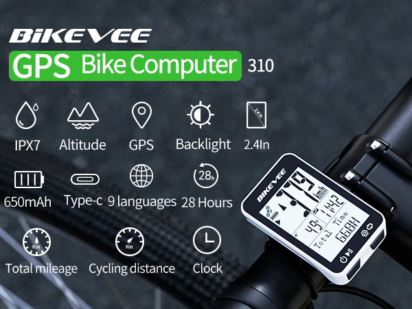Bikevee bike odometer and speedometer